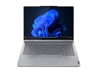 Lenovo ThinkBook 14 2-in-1 G5 IAU 21SQ - Flipputformning - Intel Core Ultra 7 - 255U / upp till 5.2 GHz - Win 11 Pro - Intel Graphics - 32 GB RAM - 512 GB SSD NVMe - 14" IPS pekskärm 1920 x 1200 - Wi-Fi 6E, Bluetooth - dual tone luna gray - kbd: nordiskt  21SQ002SMX