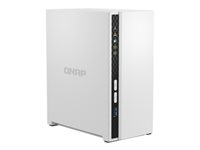 QNAP TS-233 - NAS-server - 2 fack - 4 TB - SATA 6Gb/s - HDD 2 TB x 2 - RAID 0, 1, JBOD - RAM 2 GB - Gigabit Ethernet - iSCSI support TS-233+2XST2000VN003