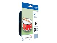 Brother LC22UBK - XL - svart - original - bläckpatron - för Brother DCP-J785DW, DCP-J785DWXL, MFC-J985DW; INKvestment Work Smart MFC-J985DW LC22UBKBP