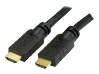 StarTech.com 20ft HDMI Cable, 4K High Speed HDMI Cable with Ethernet, 4K 30Hz UHD HDMI Cord, 10.2 Gbps Bandwidth, 4K HDMI 1.4 Video / Display Cable M/M, 28AWG, ARC, HDCP 1.4, CEC - Durable Black HDMI Cable - HDMI-kabel med Ethernet - HDMI hane till HDMI h HDMIMM20HS