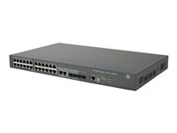 HPE 3600-24 v2 EI - Switch - L4 - Administrerad - 24 x 10/100 + 4 x Gigabit SFP + 2 x delad 10/100/1000 - rackmonterbar JG299A#ABB
