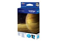 Brother LC1100C - Cyan - original - bläckpatron - för Brother DCP-185, 385, 395, 585, J715, MFC-490, 5490, 5890, 5895, 6890, 790, 795, 990, J615 LC1100C