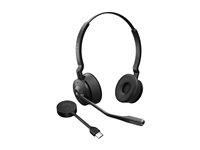 Jabra Engage 55 Stereo - Headset - på örat - DECT - trådlös - Optimerat för Microsoft Teams 9559-470-111