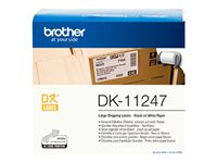 Brother DK-11247 - Svart på vitt - 103 x 164 mm 180 etikett (er) (1 rulle/rullar x 180 etiketter - för Brother QL-1050, QL-1060N, QL-1100 DK11247