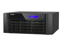 QNAP TS-h1277AFX-R7-32G - NAS-server - 12 fack - SATA 6Gb/s - RAID JBOD, 0, 1, 5, 6, 10, 50, 60 - RAM 32 GB - 2.5 Gigabit Ethernet / 10 Gigabit Ethernet - iSCSI support TS-H1277AFX-R7-32G