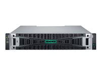 HPE Modular Smart Array 2070 10/25GbE iSCSI SFF Storage - Halvledarenhet/hårddisk-array - 23 TB - 24 fack (SAS-3) - SSD 1.92 TB x 12 - iSCSI (10 GbE), iSCSI (25 GbE) (extern) - kan monteras i rack - 2U - med 4 x 25Gb iSCSI XCVR-transceiver P84177-B25