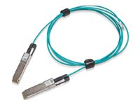 Mellanox - Direktkopplingskabel - QSFP56 till QSFP56 - 150 m - fiberoptisk - SFF-8665 - aktiv, IB dubbel port HDR - havsblå 980-9I44N-00H150