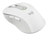 Logitech Signature M650 L LEFT - Mus - stor storlek - vänsterhänt - optisk - 5 knappar - trådlös - 2.4 GHz, Bluetooth - Logitech Logi Bolt USB-mottagare - offwhite 910-006240