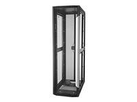 HPE 600mm x 1200mm Enterprise Shock Rack - Rack - svart - 36U - för ProLiant DL60 Gen9, m300, m350, m400, m710, m800, Moonshot Server Starter System BW900A