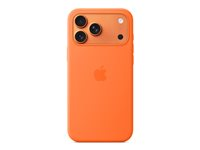 Apple - Baksidesskydd för mobiltelefon - MagSafe-kompatibilitet - silikon - orange - för iPhone 17 Pro Max MGFL4ZM/A