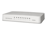 NETGEAR FS208 - Switch - ohanterad - 8 x 10/100 - skrivbordsmodell FS208-100PES