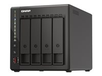 QNAP TS-453E - NAS-server - 4 fack - 12 TB - SATA 6Gb/s - HDD 6 TB x 2 - RAID 0, 1, 5, 6, 10, JBOD - RAM 8 GB - 2.5 Gigabit Ethernet - iSCSI support TS-453E-8G+2XST6000VN001