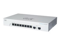 Cisco Business 220 Series CBS220-8FP-E-2G - Switch - smart - 8 x 10/100/1000 (PoE+) + 2 x gigabit SFP (upplänk) - rackmonterbar - PoE+ (130 W) CBS220-8FP-E-2G-EU