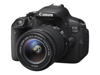 Canon EOS 700D - Digitalkamera - SLR - 18.0 MP - APS-C - 1 080 p - 3x optisk zoom EF-S 18-55 mm IS STM lins 8596B030