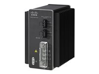Cisco AC-DC Power Module for POE solution - Strömadapter (kan monteras på DIN-skena) - Växelström 90 - 264/likström 106 - 300 V - 170 Watt - för Industrial Ethernet 4000 Series PWR-IE170W-PC-AC=