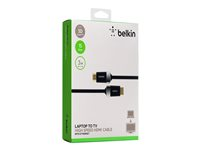 Belkin High Speed HDMI Cable with Ethernet - HDMI-kabel med Ethernet - HDMI hane till HDMI hane - 3 m - svart AV10150BF3M-M