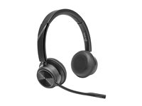 Poly Savi 7420 OFFICE - Savi 7400 series - headset - på örat - DECT / Bluetooth - trådlös - svart 8L560AA#ABB
