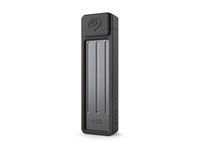 Seagate STMX1000400 - SSD - 1 TB - ultrakompakt - extern (portabel) - USB 3.2 Gen 2 (USB-C kontakt) - mörkgrå - med Seagate Rescue Data Recovery STMX1000400