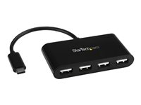 StarTech.com 4-portars USB-C Hubb - Mini Hubb - USB-C till 4x USB-A - USB 2.0 - Hubb - 4 x USB 2.0 - skrivbordsmodell ST4200MINIC
