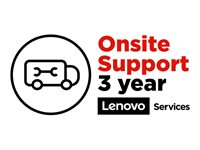 Lenovo Onsite Upgrade - Utökat serviceavtal - material och tillverkning - 3 år - på platsen - för ThinkCentre M32; M53; M600; M700; M720q; M73; M73e; M83; V530-15ICB 5WS0D80895
