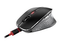 CHERRY MW 8C ERGO - Mus - ergonomisk - optisk - 6 knappar - trådlös - 2.4 GHz, Bluetooth 4.0 - trådlös USB-mottagare - svart JW-8600