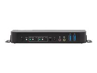 Eaton Tripp Lite series HDMI KVM, 2-Port 4K 60Hz 4:4:4, HDR, HDCP 2.2 Support, IR Remote and USB Cables - Omkopplare för tangentbord/video/mus/ljud/USB - 2 x KVM/ljud/USB - 1 lokal användare - skrivbordsmodell B005-HUA2-K