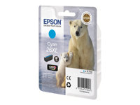 Epson 26XL - 9.7 ml - XL - cyan - original - bläckpatron - för Expression Premium XP-510, 520, 600, 605, 610, 615, 620, 625, 700, 710, 720, 800, 810, 820 C13T26324010