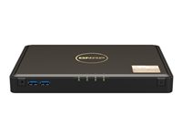 QNAP TBS-464 NASbook - NAS-server - 4 fack - RAID 0, 1, 5, 6, 10 - RAM 8 GB - 2.5 Gigabit Ethernet - iSCSI support TBS-464-8G