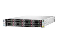 HPE StoreVirtual 4530 - Hårddiskarray - 48 TB - 12 fack (SAS-2) - HDD 4 TB x 12 - iSCSI (1 GbE), iSCSI (10 GbE) (extern) - kan monteras i rack - 2U F3J69A