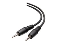 C2G 3ft TSSR 4 Position Cable - OMTP Wiring Standard - M/M - Headset-kabel - 4-poligt minijack hane till 4-poligt minijack hane - 0.9 m - svart C2G41466