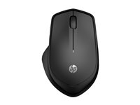 HP 285 Silent - Mus - ergonomisk - optisk - trådlös - 2.4 GHz - trådlös USB-mottagare 6G4E6AA#ABB