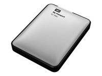 WD My Passport for Mac WDBLUZ0010BSL - Hårddisk - krypterat - 1 TB - extern (portabel) - USB 3.0 - silver WDBLUZ0010BSL-EESN