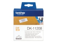Brother DK-11208 - Svart på vitt - 400 adresslappar - för Brother QL-1050, 1060, 1110, 500, 550, 560, 570, 580, 600, 650, 700, 710, 720, 820 DK11208