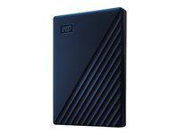 WD My Passport for Mac WDBA2D0020BBL - Hårddisk - krypterat - 2 TB - extern (portabel) - USB 3.2 Gen 1 - 256 bitars AES - midnattsblå WDBA2D0020BBL-WESN