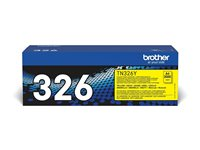 Brother TN326Y - Gul - original - tonerkassett - för Brother DCP-L8400CDN, DCP-L8450CDW, MFC-L8650CDW, MFC-L8850CDW TN326Y