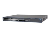 HPE 5500-24G-PoE+ SI Switch with 2 Interface Slots - Switch - L4 - Administrerad - 24 x 10/100/1000 (PoE) + 4 x kombinations-SFP - rackmonterbar - PoE JG238A#ABB