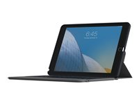 ZAGG Rugged Messenger - Tangentbord och foliefodral - bakgrundsbelyst - Bluetooth - Nordisk - svart tangentbord, svart fodral - för Apple 10.2-inch iPad (7:e generation, 8:e generation, 9:e generation) 103104689