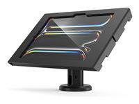 Compulocks iPad Pro M4 11" (2024), Apex Enclosure Tilting Stand 4" - Monteringssats (ställ, hölje) - synliga kameror och sensorer fram/bak - för surfplatta - låsbar - metallram - svart - skärmstorlek: 11" - för Apple 11-inch iPad Pro (M4) TCDP0411PAPX4B