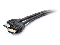 C2G 2ft Performance Ultra High Speed HDMI Cable 2.1 w/ Ethernet - 8K 60Hz - Ultra High Speed - HDMI-kabel med Ethernet - HDMI hane till HDMI hane - 60 cm - svart - stöd för 10K, 8K60 Hz (7680 x 4320) stöd, 4K120 Hz (4096 x 2160) stöd C2G10452