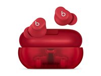 Beats Solo Buds - True wireless-hörlurar med mikrofon - inuti örat - Bluetooth - ljudisolerande - transparent röd MUW03DN/A