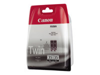 Canon PGI-35 Twin Pack - 2-pack - svart - original - blister - bläcktank - för PIXMA iP100, iP100wb, iP110, TR150 1509B012