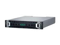 HPE Modular Smart Array 2072 10GBASE-T iSCSI SFF Storage - 7th Generation - hybridlagringsarray - 3.84 TB - 24 fack (SAS-3) - SSD 1.92 TB x 2 - iSCSI (10 GbE) (extern) - kan monteras i rack - 2U S2C85A