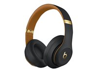 Beats Studio3 Wireless - The Beats Skyline Collection - hörlurar med mikrofon - fullstorlek - Bluetooth - trådlös - aktiv brusradering - ljudisolerande - midnattssvart MXJA2ZM/A