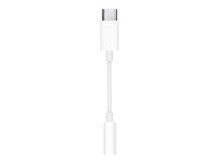 Apple USB-C to 3.5 mm Headphone Jack Adapter - USB-C till uttagsadapter för hörlurar - USB-C hane till mini-phone stereo 3.5 mm hona MU7E2ZM/A