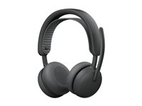 Logitech Zone Wireless 2 ES for Business - Headset - på örat - Bluetooth - trådlös, kabelansluten - aktiv brusradering - USB-C - grafit - TeamSpeak-certifierad 981-001512