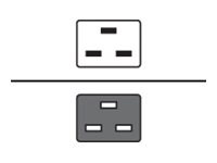 Eaton - Strömkabel - IEC 60320 C20 P-Lock till IEC 60320 C19 - 16 A - 1.8 m (paket om 6) CBLPL16L