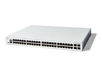 Cisco Catalyst 1200-48T-4G - Switch - L3 - smart - 48 x 10/100/1000Base-T + 4 x 1 Gigabit Ethernet SFP+ - rackmonterbar C1200-48T-4G