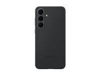 Samsung EF-PS731 - Baksidesskydd för mobiltelefon - silikon, termoplastisk polyuretan (TPU), plast - svart - för Galaxy S25 FE EF-PS731CBEGWW