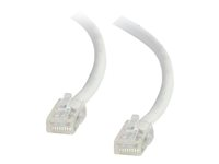 C2G Cat5e Non-Booted Unshielded (UTP) Network Patch Cable - Patch-kabel - RJ-45 (hane) till RJ-45 (hane) - 0.5 m - UTP - CAT 5e - tvinnad, enhetsstart - vit 83120