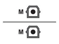 Belkin ProAV 1000 - Digial audiokabel (optisk) - SPDIF - TOSLINK hane till TOSLINK hane - 1 m - fiberoptisk AV10009QP1M